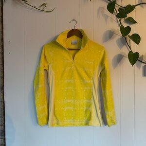 Columbia Women's Yellow and Cream Jacket